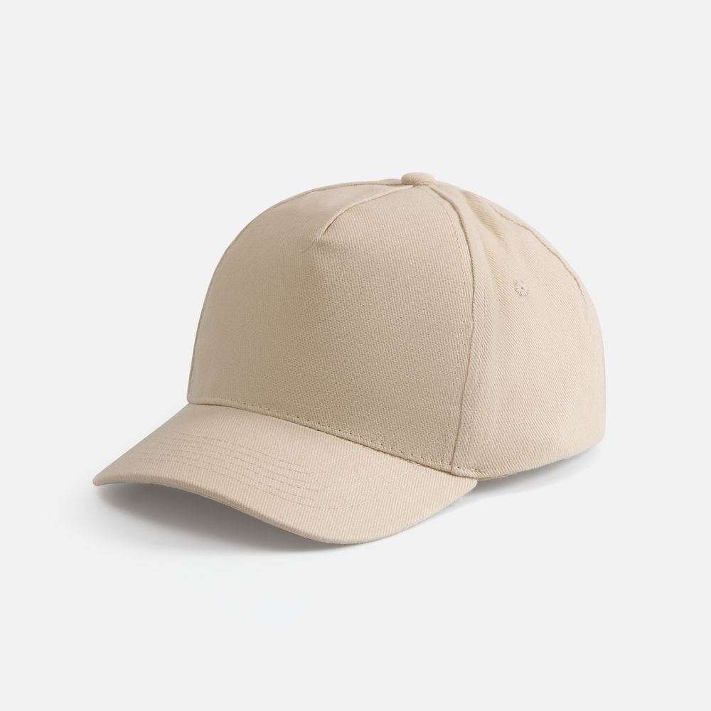 Бейсболка Long Beach, бежевая-1