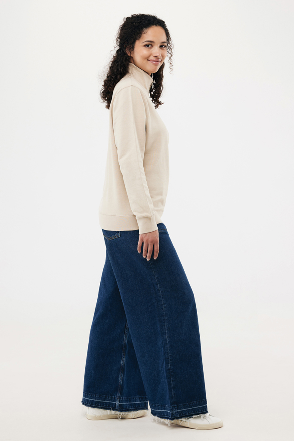 Свитшот на молнии Iqoniq Elgon из переработанного хлопка, 300 г/м²-6