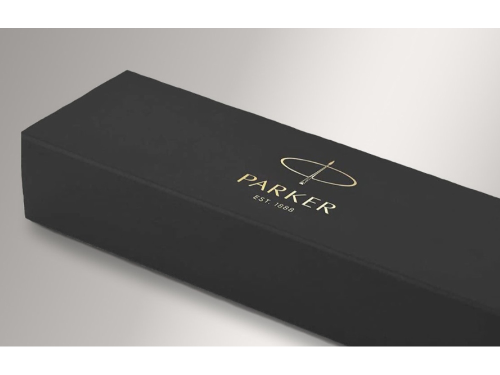 Шариковая ручка Parker IM Mat Black CT лак матовый, стержень: M, цвет чернил: blue, в подарочной упаковке.-7