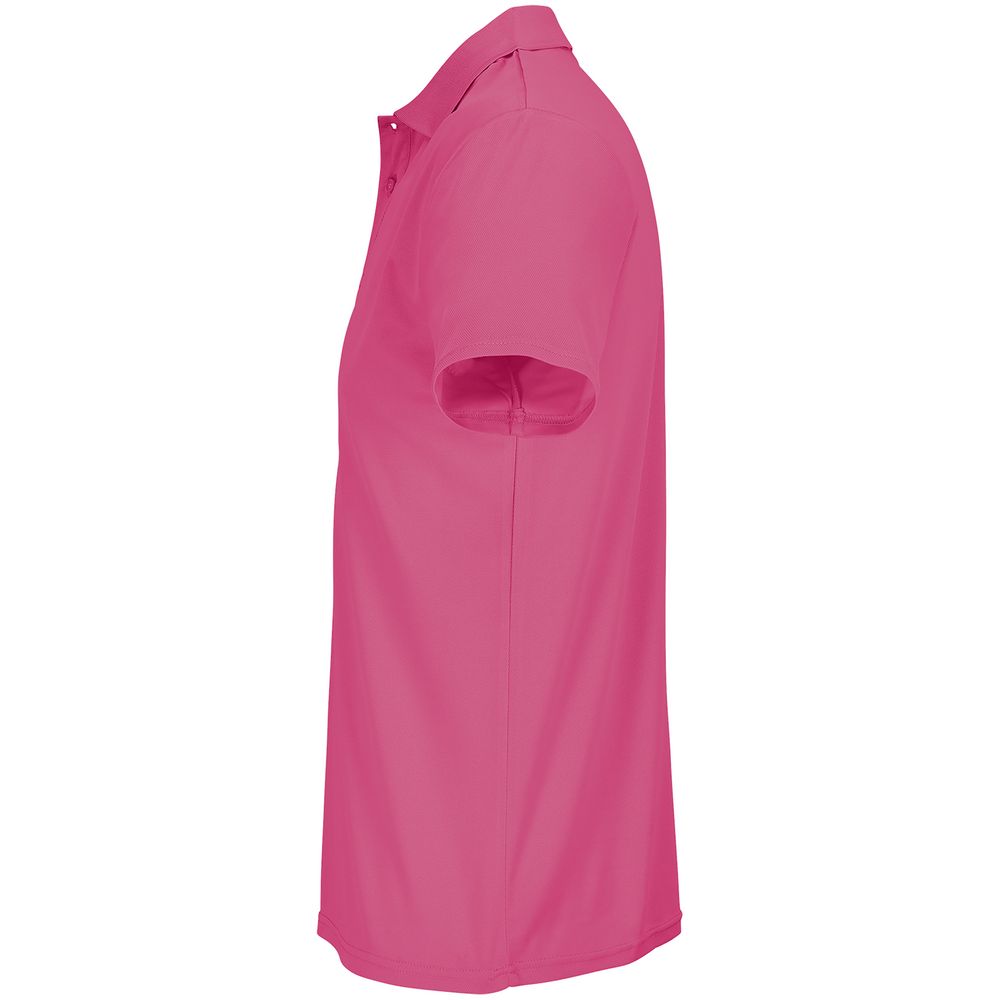 Рубашка поло унисекс Pitcher, розовая (ribbon pink)-1