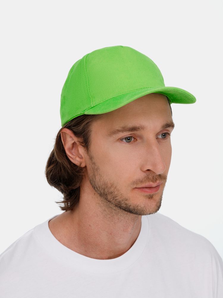 Бейсболка Long Beach, зеленое яблоко-3