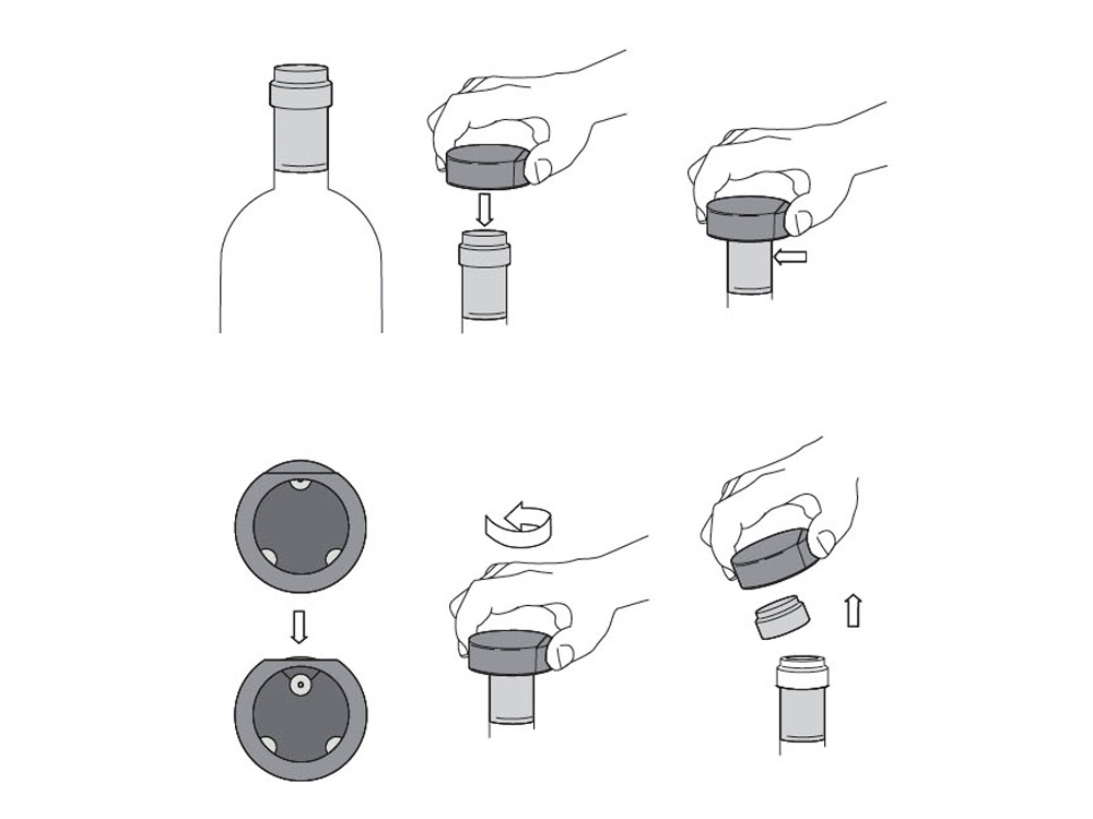 Нож для срезания фольги Foilcut, черный-3