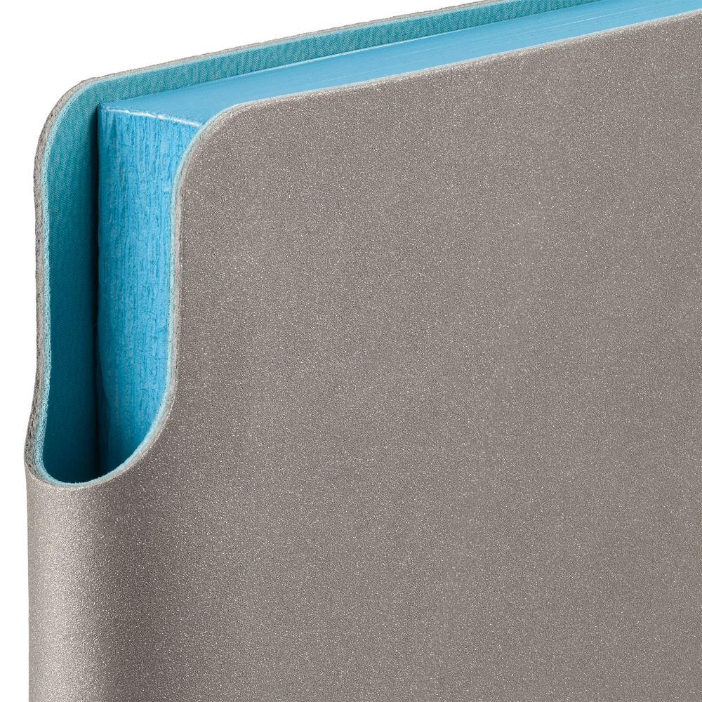 Ежедневник Flexpen, недатированный, серебристо-бирюзовый-2