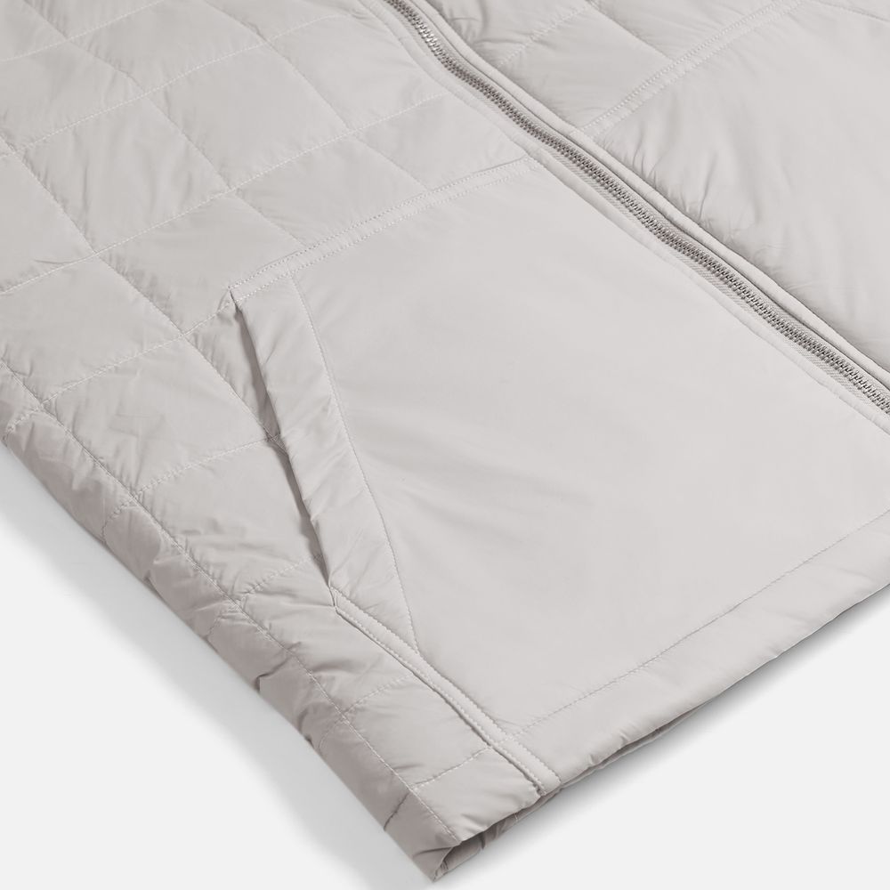 Жилет унисекс Warmbridge, светло-серый-2