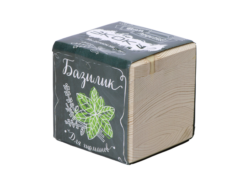 Набор для выращивания Экокуб Classic Базилик-1