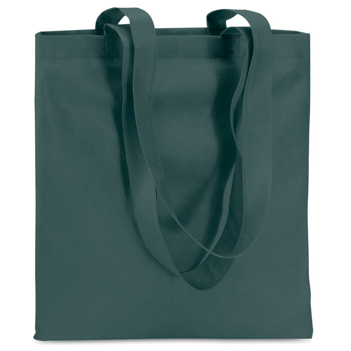 80gr/m² nonwoven shopping bag, тёмно-зелёный-0