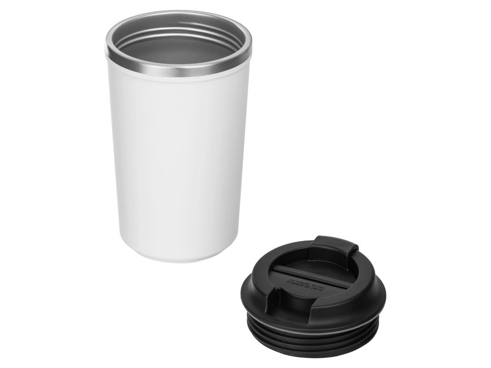 Герметичная термокружка на присоске Kick, 350 мл, белый-3