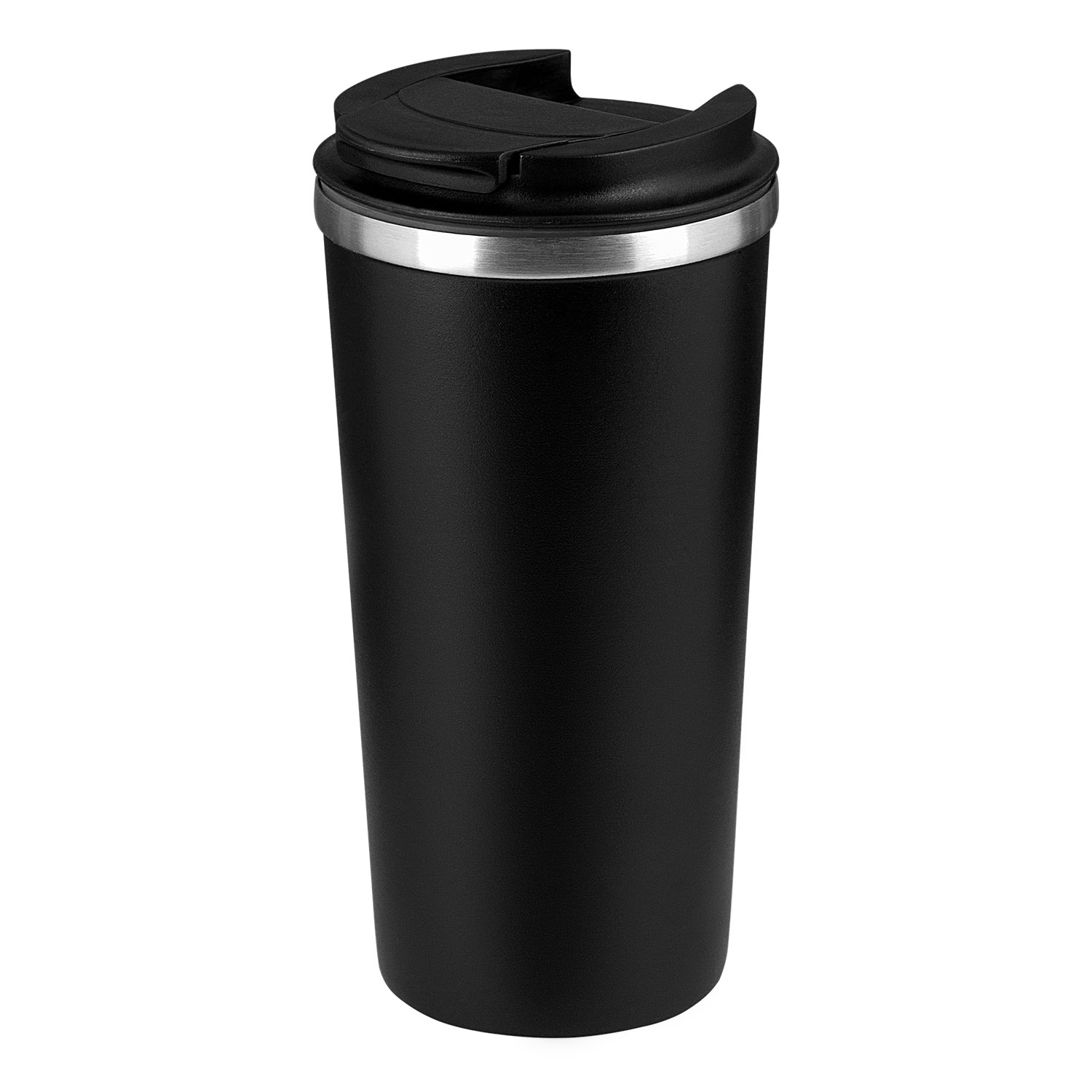 Термокружка вакуумная Palermo, черная-2