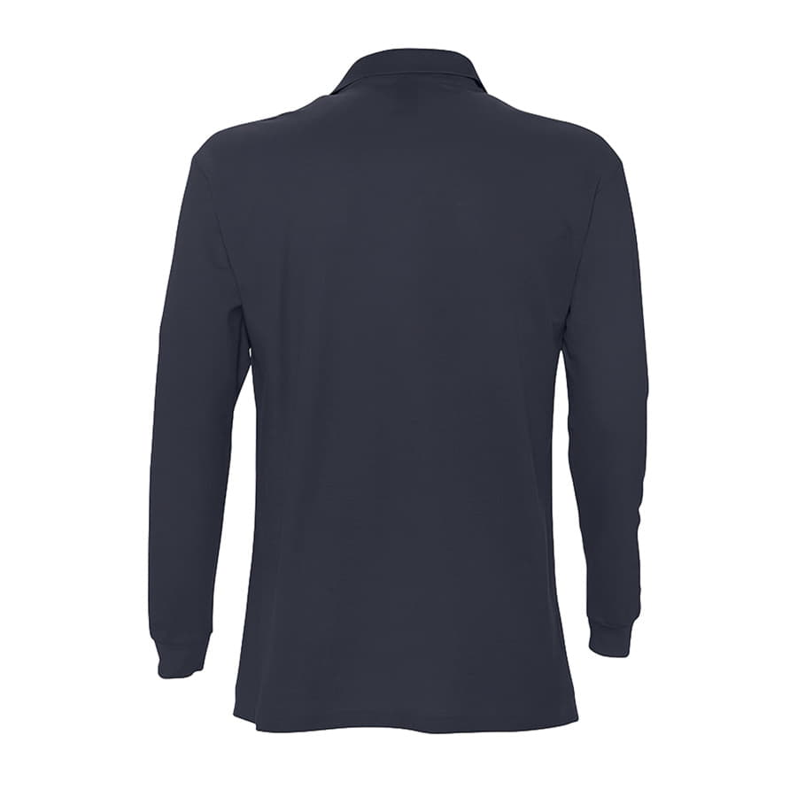 Рубашка поло STAR 170  с длинным рукавом, темно-синий-1