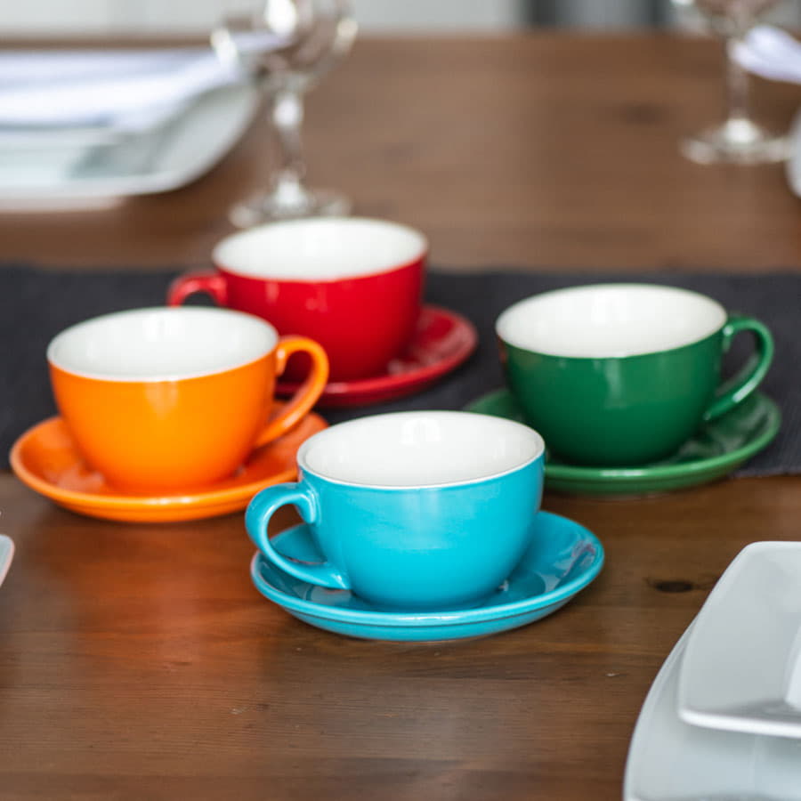 Чайная/кофейная пара CAPPUCCINO, желтый-3