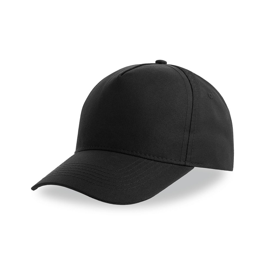 Бейсболка RECY FIVE, 5 клиньев, застежка-липучка, черный-0