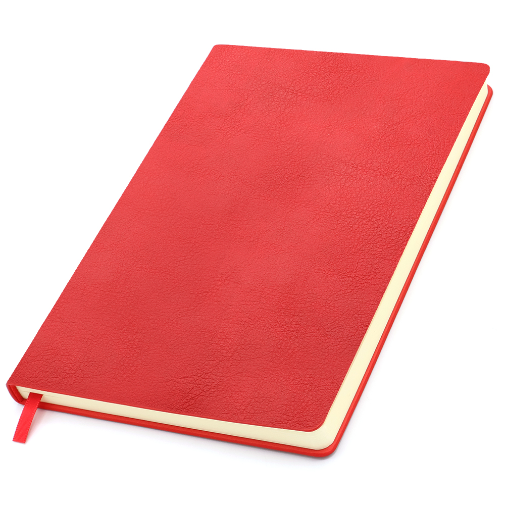Ежедневник A5 недатированный Franco в мягком переплёте, Красный-1