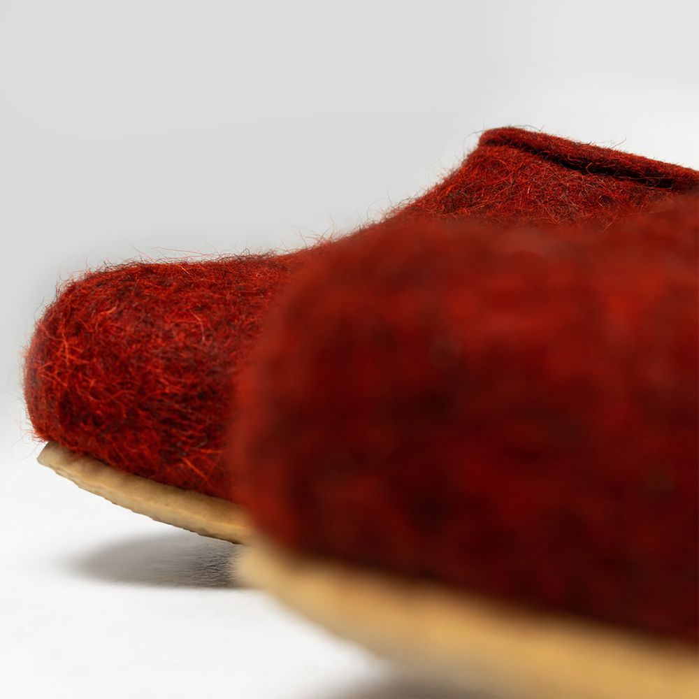 Домашние валенки Cant, красно-коричневые (терракот)-1