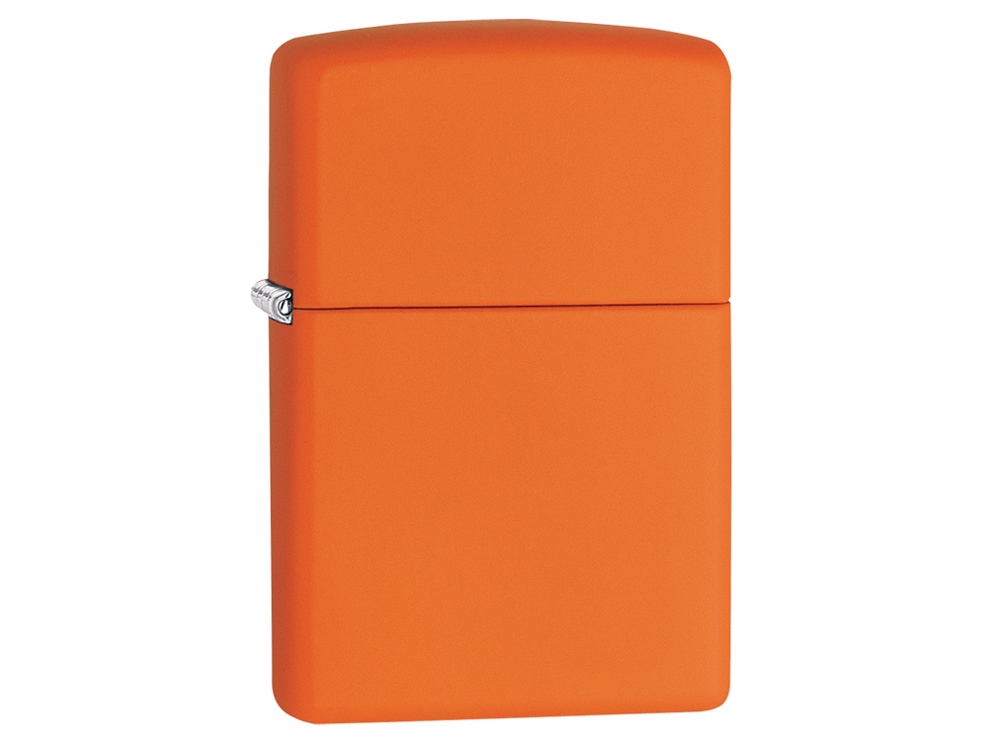 Зажигалка ZIPPO Classic с покрытием Orange Matte, латунь/сталь, оранжевая, матовая, 38x13x57 мм-0