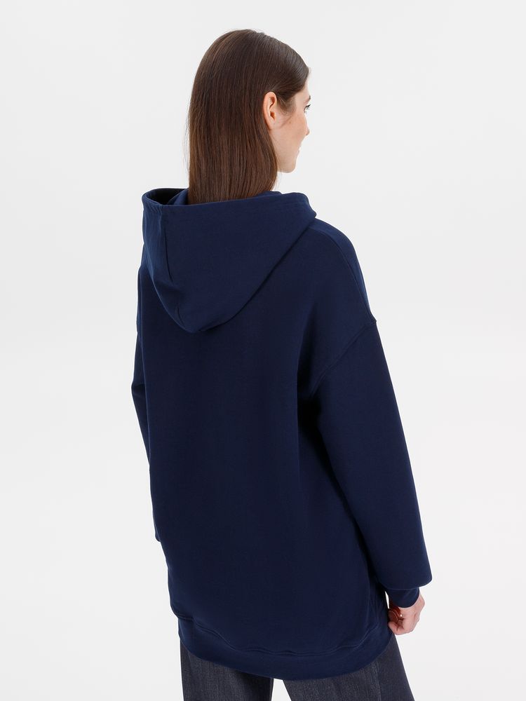 Худи оверсайз унисекс Outshine, темно-синее-5