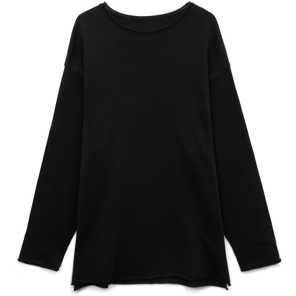 Лонгслив унисекс Siluetti Fuori, черный-1