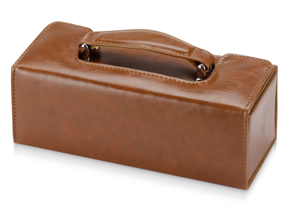 Набор для чистки обуви Сундучок, коричневый-2