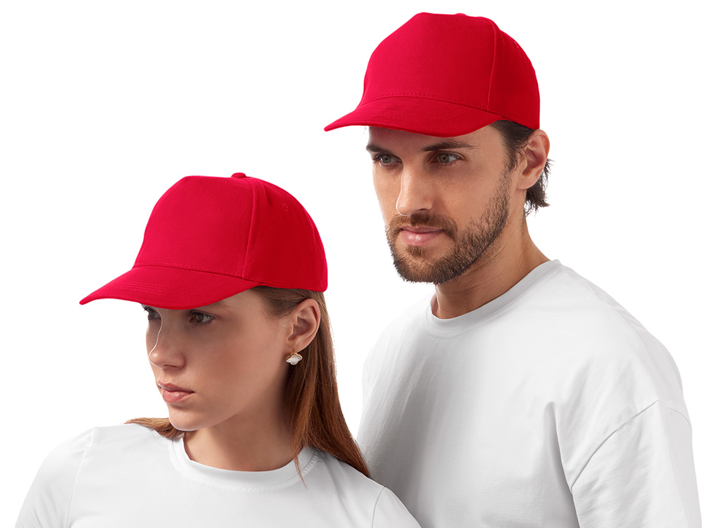 Бейсболка Florida 350 5-панельная, красный-0