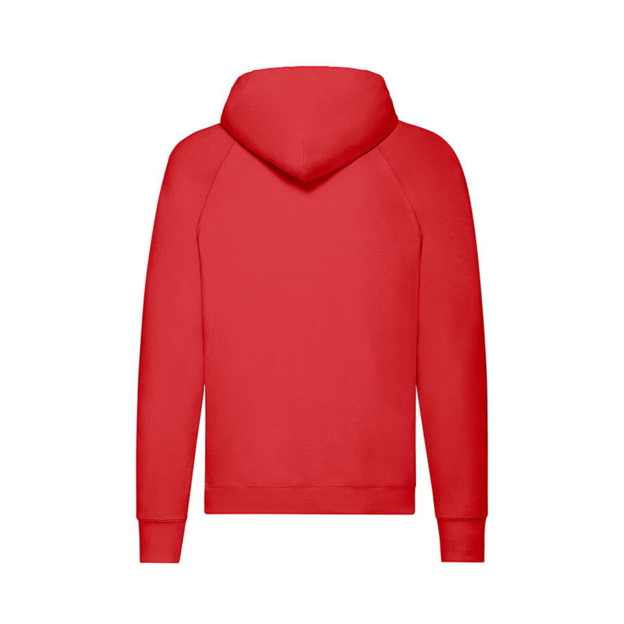 Толстовка без начеса LIGHTWEIGHT HOODED SWEAT 240, красный-5