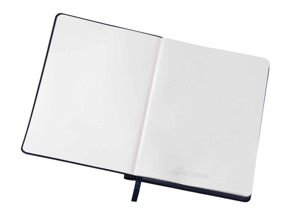 Блокнот А5 Notepeno Max, 96 листов 80 гр/м2 белой FSC бумаги, темно-синий-6