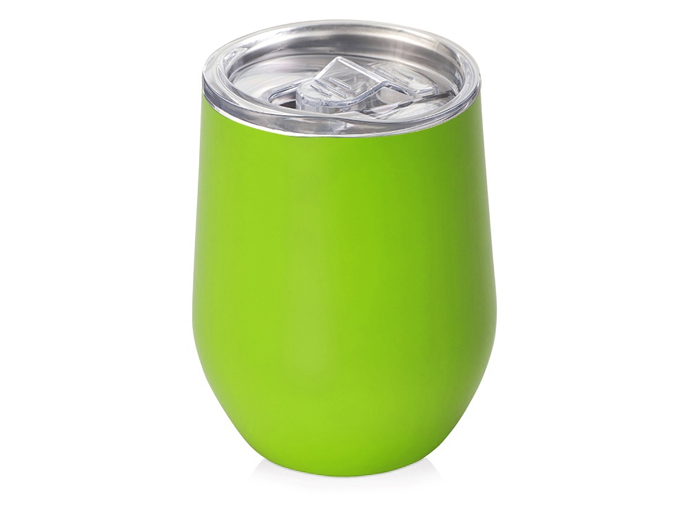 Вакуумная термокружка Sense, непротекаемая крышка, зеленое яблоко-0