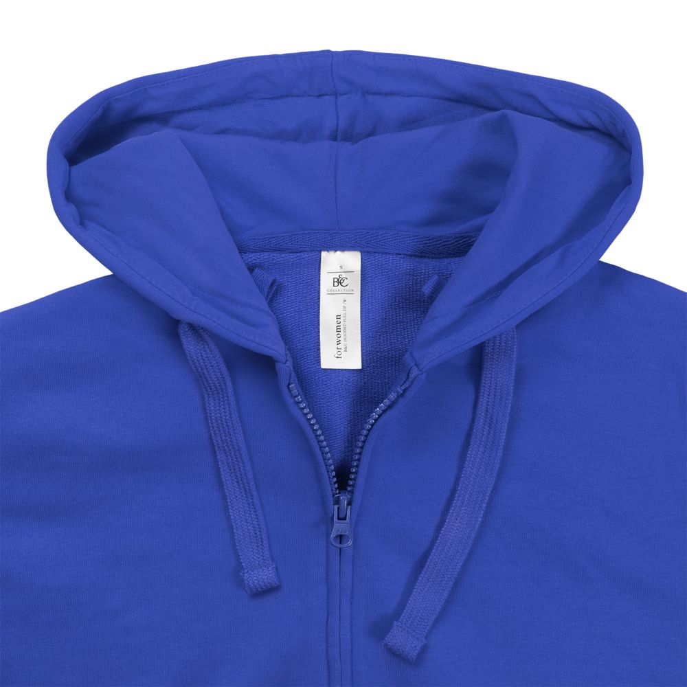 Толстовка женская Hooded Full Zip ярко-синяя-2