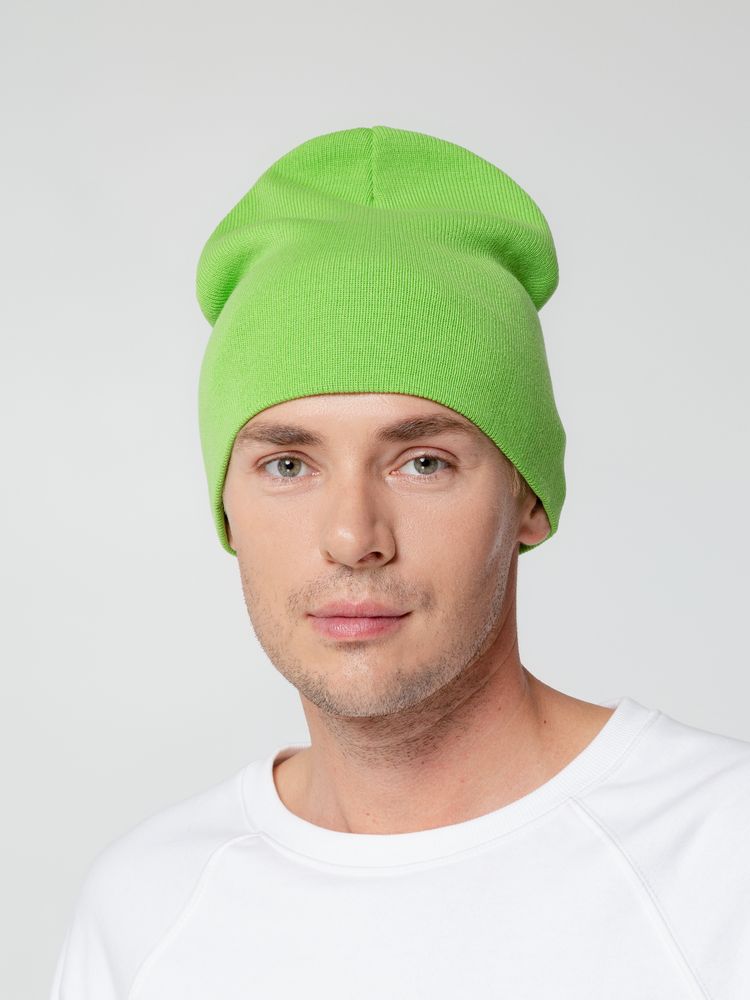 Шапка Tube Top, зеленая (салатовая)-2