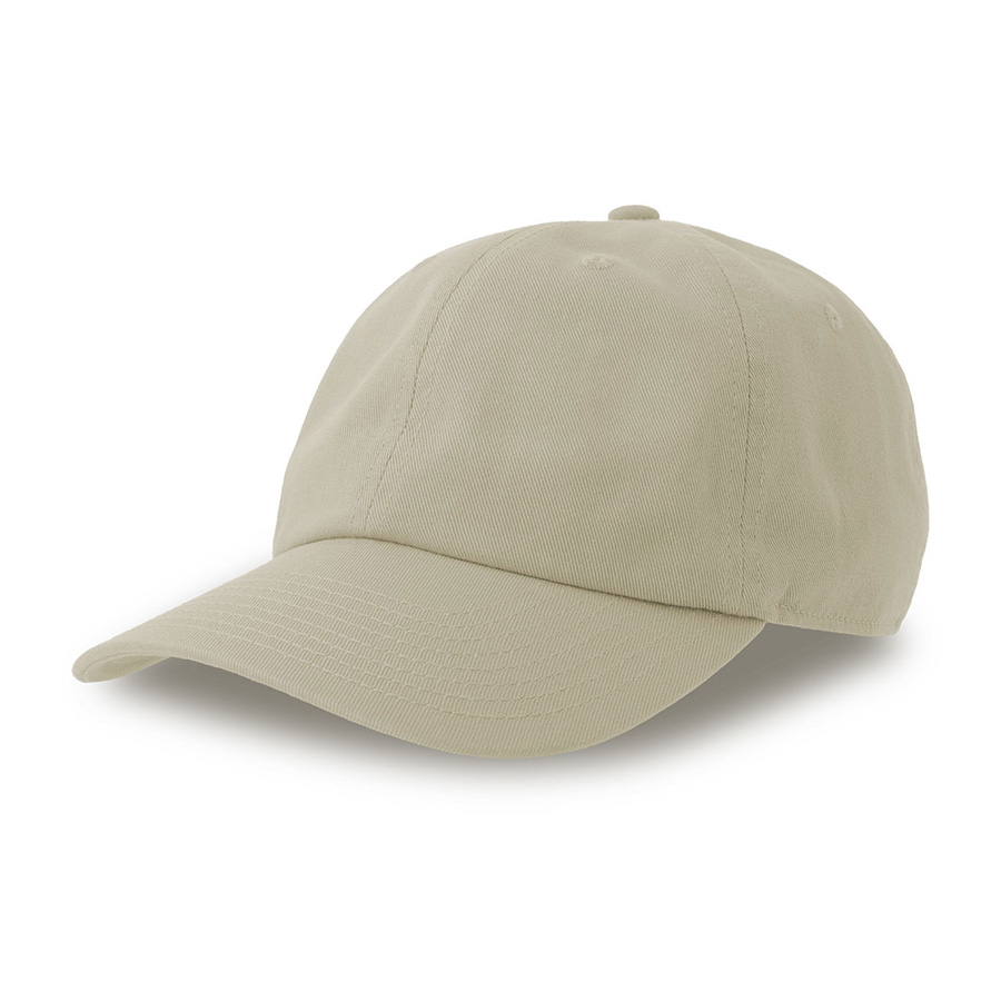 Бейсболка DAD HAT-S, 6 клиньев, металлическая застежка, бежевый-0