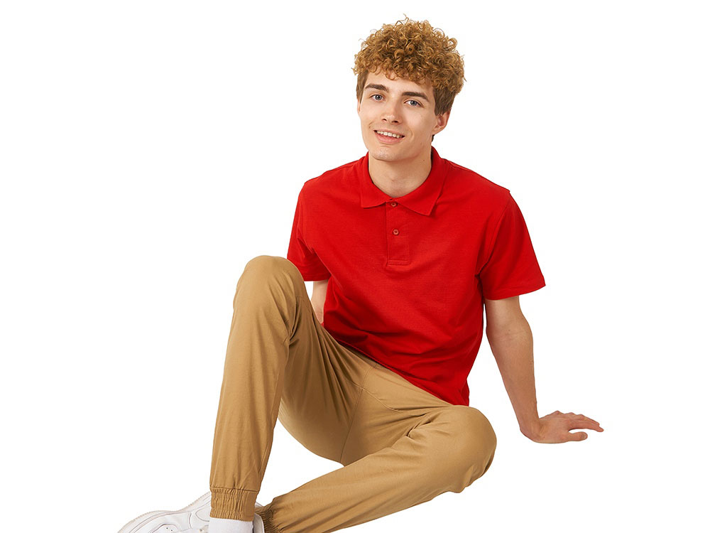 Рубашка поло Laguna мужская, красный-1