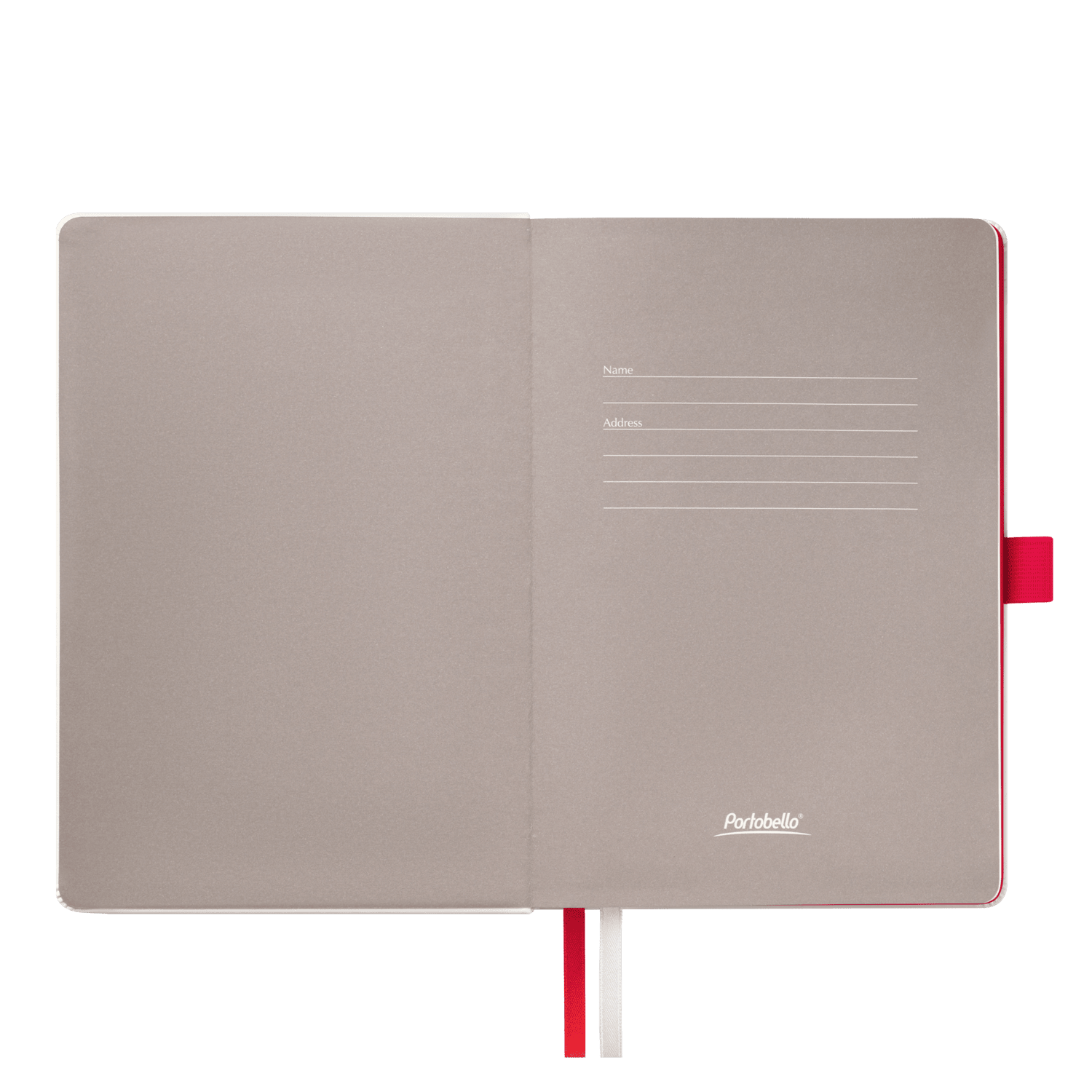 Ежедневник Arctic недатированный, белый/красный-8