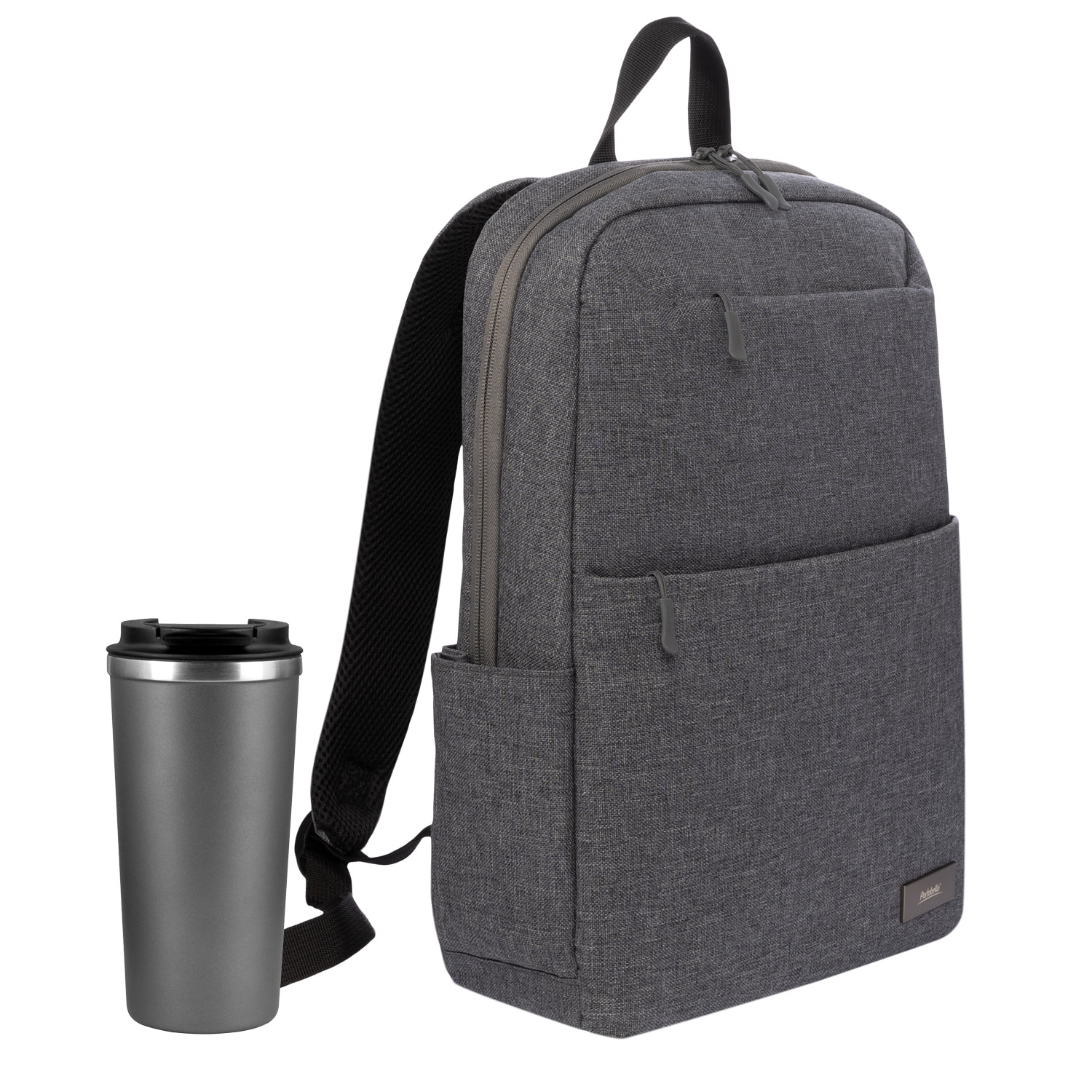 Подарочный набор Palermo, Forst, серый (рюкзак, термокружка)-0