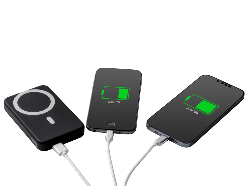 Кабель для зарядки Tres с брелоком, серый-5