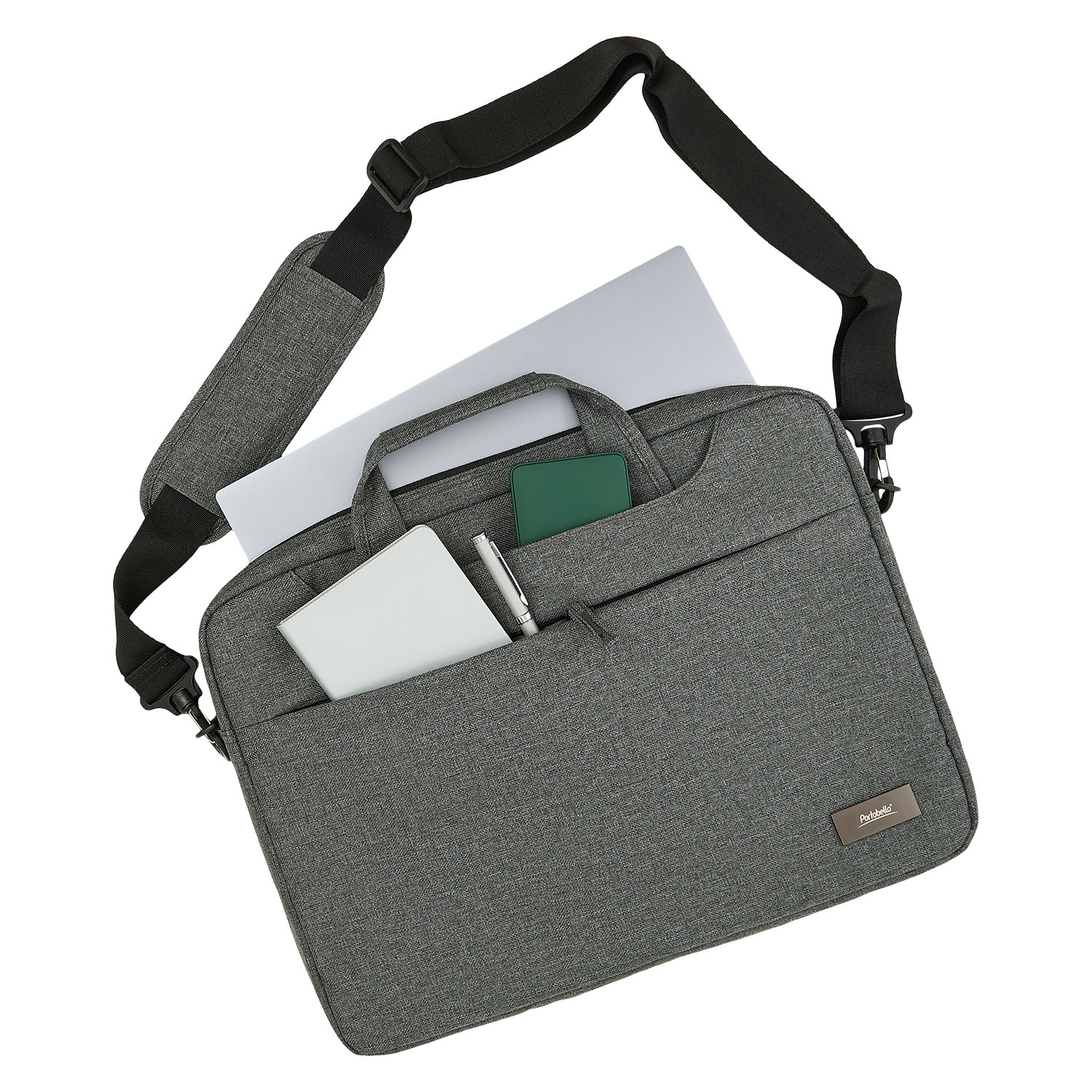 Сумка для ноутбука Милиорис (Migliores), серый/серый-9