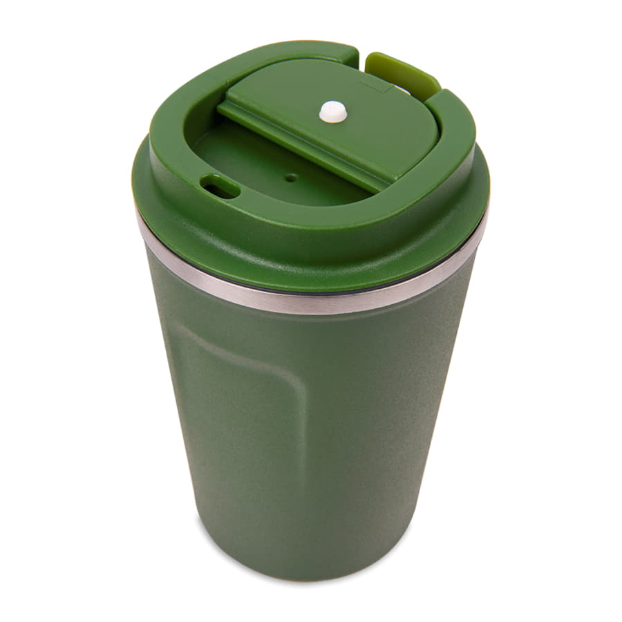 Термокружка OFFROAD, 400мл, темно-зелёный-2