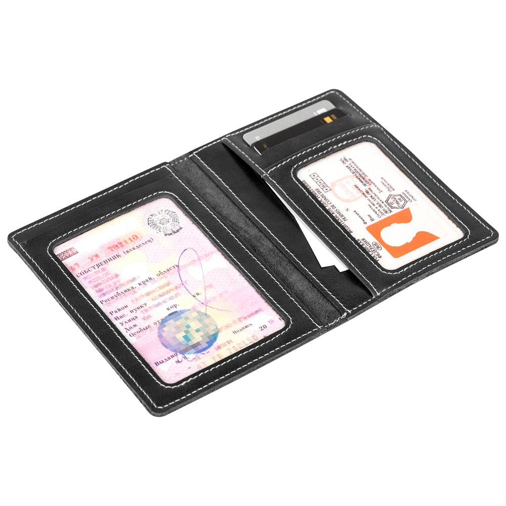 Бумажник водителя Apache, черный-2