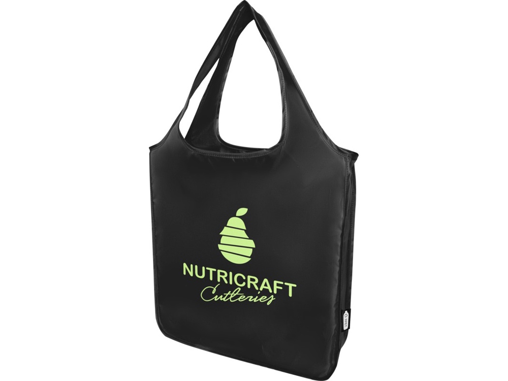 Ash, большая эко-сумка из переработанного PET-материала, сертифицированная согласно GRS, черный-7