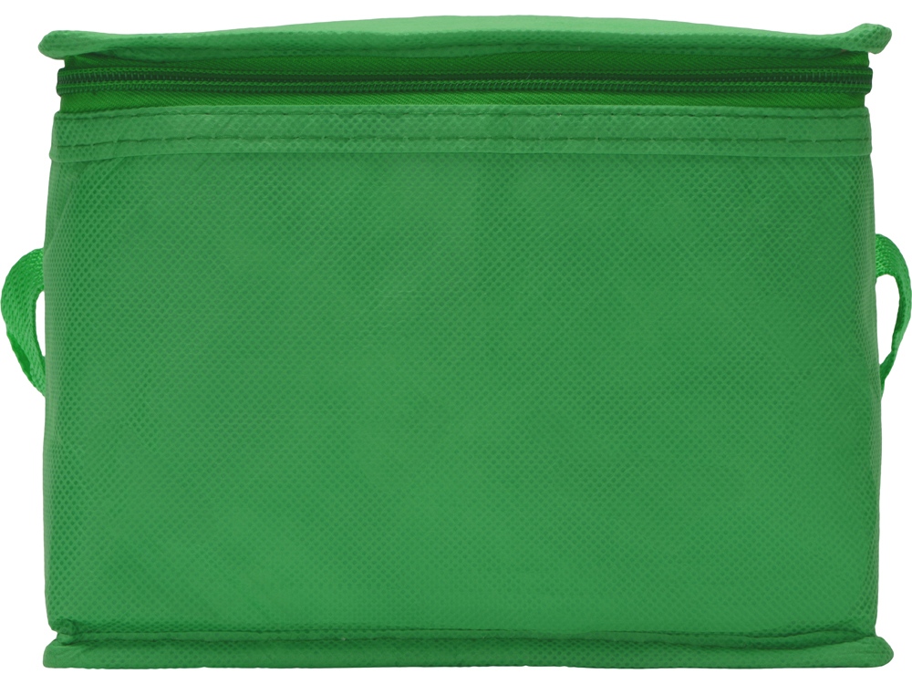 Сумка-холодильник Reviver из нетканого переработанного материала RPET, зеленый-4
