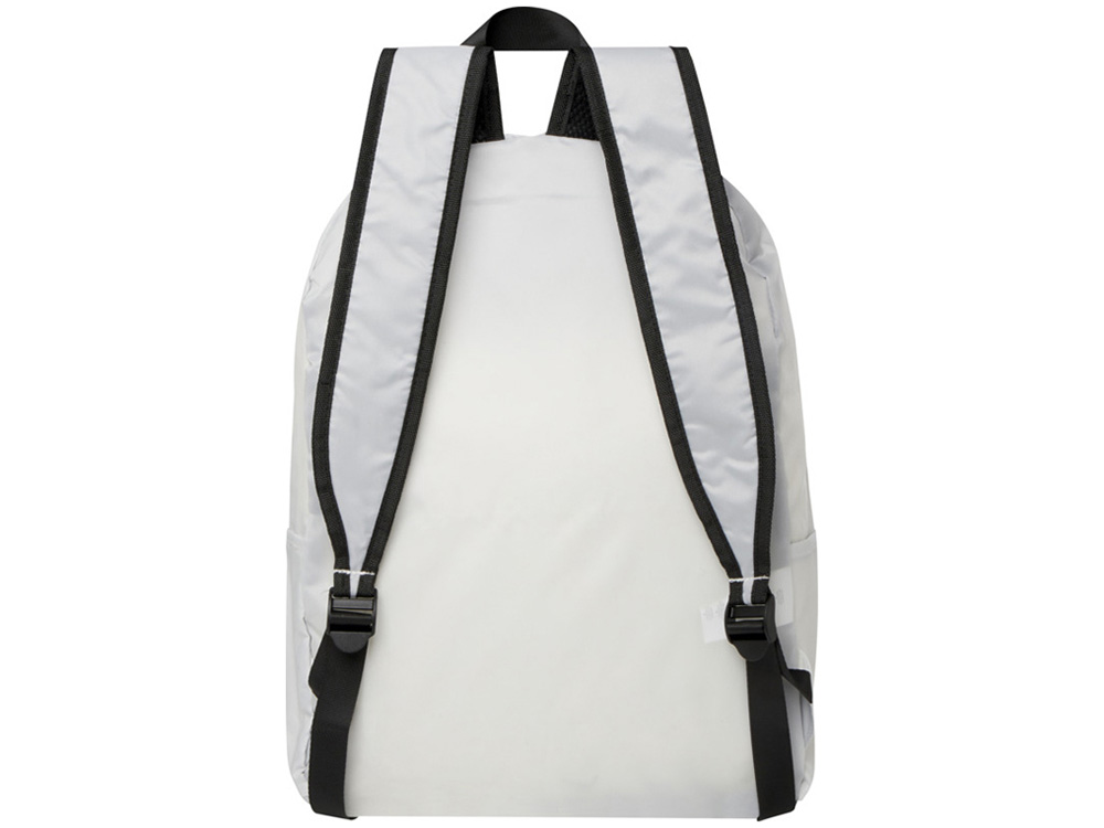 Складной рюкзак EcoFold объемом 15 л из переработанного ПЭТ-пластика - Белый-2