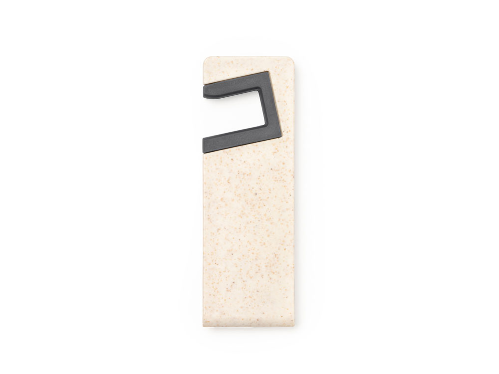 Складной держатель BAWEN для мобильного телефона из пшеничного волокна, бежевый-3