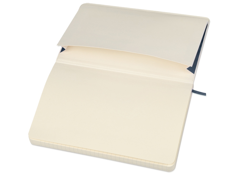 Записная книжка Moleskine Classic Soft (в линейку), Large (13х21см), сапфировый синий-2