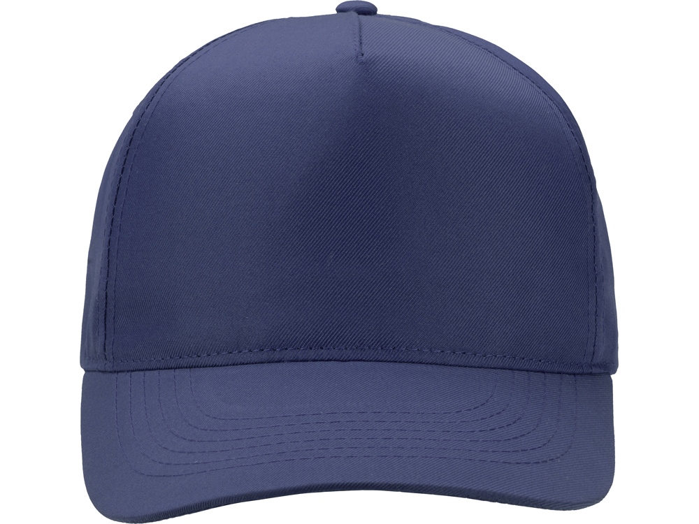 Бейсболка Poly 5-ти панельная 120гр, темно-синий-4