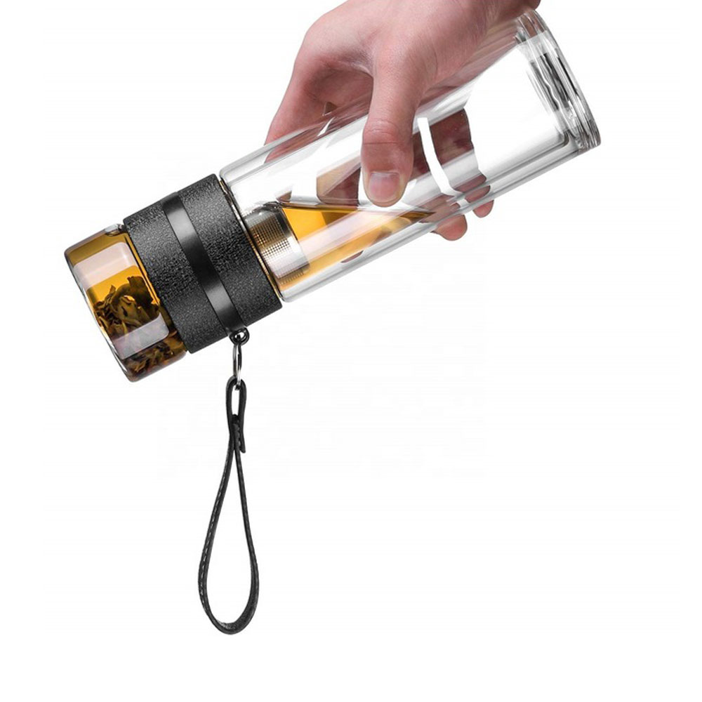 Бутылка Terra c инфьюзером, Черный-4