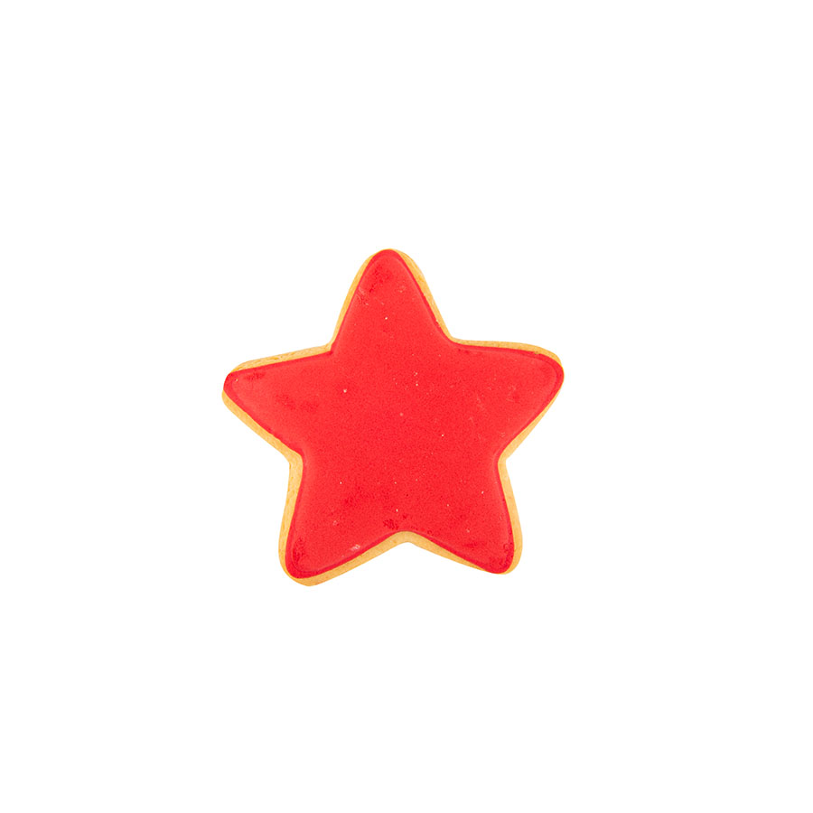 Печенье Звезда, красный-0