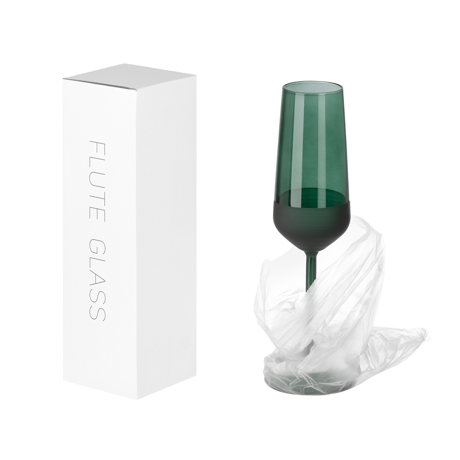 Бокал для шампанского Эмеральд (Emerald), зеленый-4