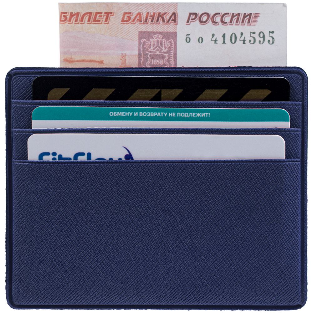 Чехол для карточек Devon, синий-2