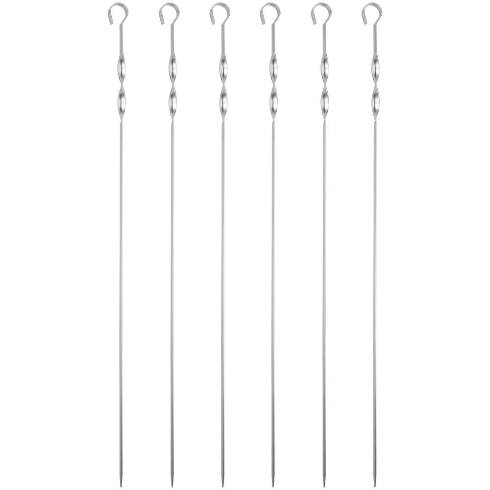 Набор шампуров в чехле Long Bower, серый-2