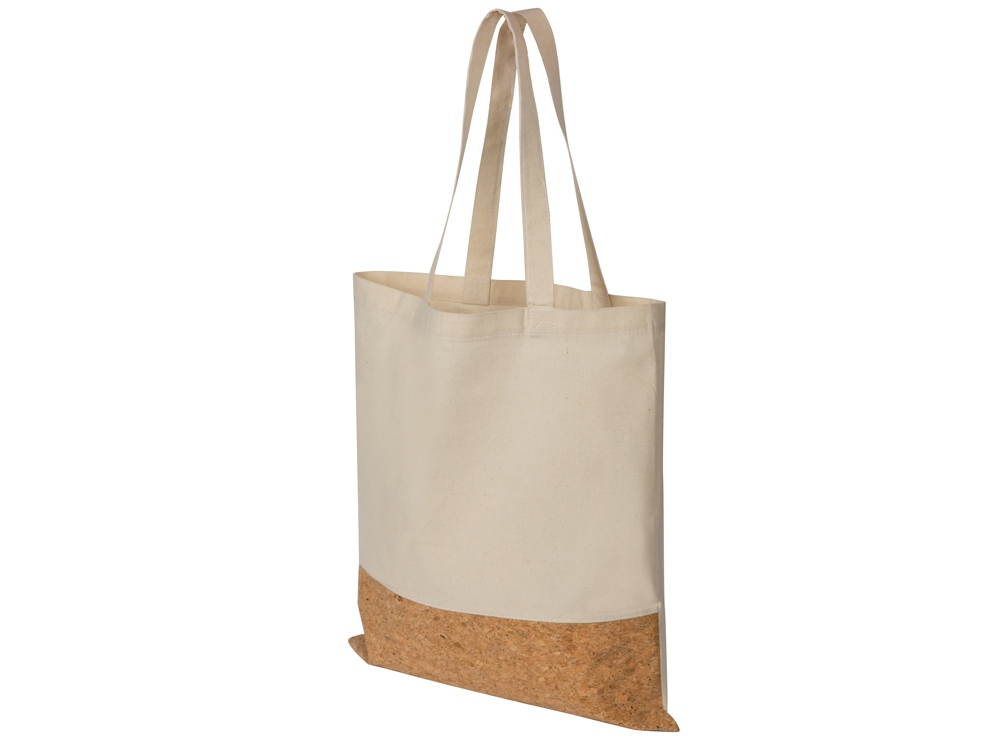 Сумка для шопинга Corky хлопковая со вставкой из пробки-1
