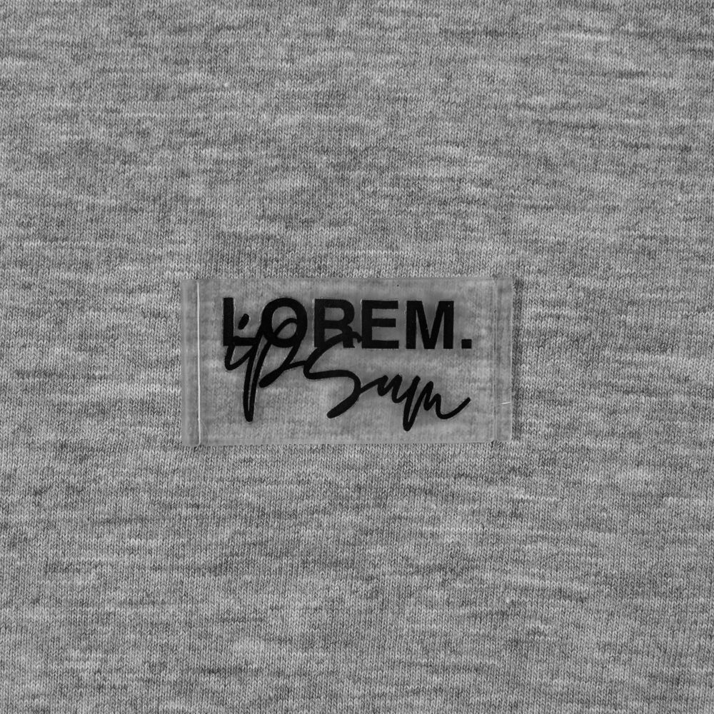 Лейбл из ПВХ Dzeta, XS, прозрачный-2