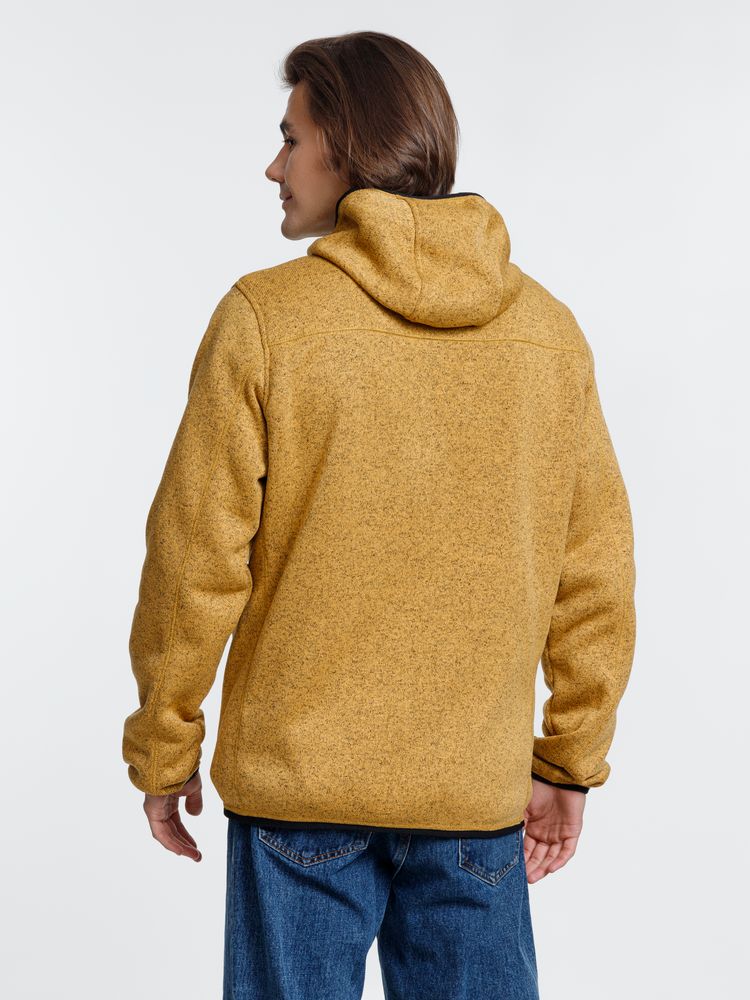 Куртка с капюшоном унисекс Gotland, горчичная-7