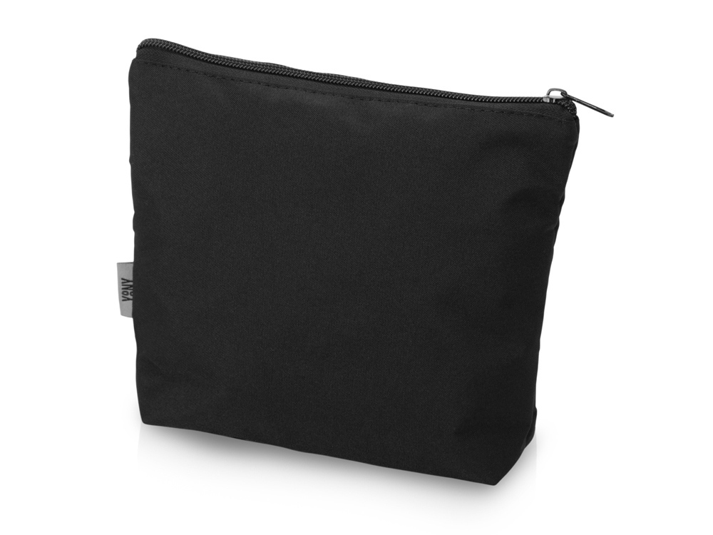 Органайзер для электроники и проводов Amalia из полиэстера 300D с подкладкой, черный-1